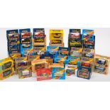 A collection of Matchbox  commercial veh