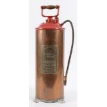A Pyrene copper and painted fire extingu