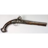 A 19th century flintlock pistol:, the 9