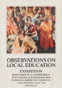 A Lenkiewicz Exhibition Poster-