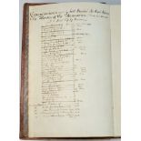 STANNARY MILITIA : manuscript folio ledg