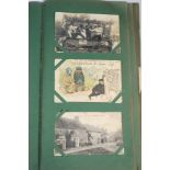 A Postcard Album,: containing topographi