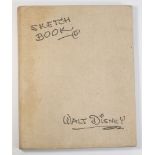 DISNEY, Walt - Sketch Book - Illustrated