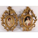 Two Continental porcelain plaques: each