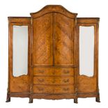 A 19th Century French kingwood, floral m