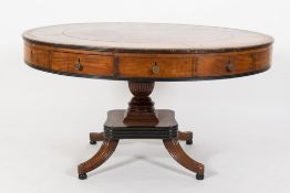 An early 19th Century mahogany and eboni
