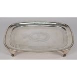 A George III silver teapot stand, maker