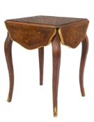 A late 19th Century French rosewood, flo