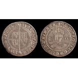 An Edward VI shilling 1551-3: facing bus