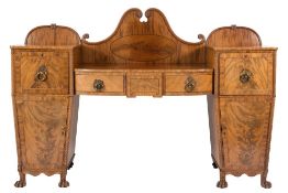 A Regency Scottish mahogany and inlaid p