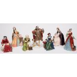 A group of Royal Doulton figures of Henr