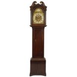 Coates, Hamilton, an oak longcase clock: