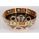 A Royal Crown Derby porcelain bowl: of o