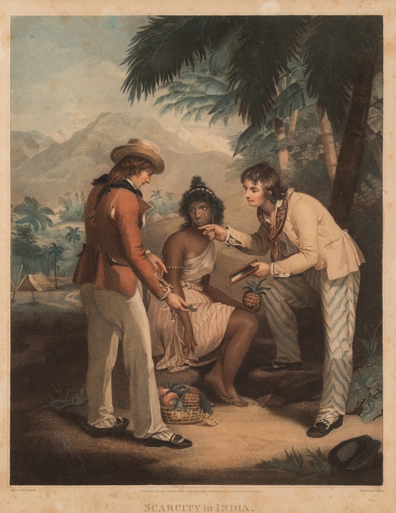 Charles Knight [1743-1826] after Henry Singleton-
Scarcity in India;