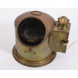 A Sestral brass binnacle compass:,