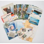 A collection of ephemera from the last cruise of the Cunard liner RMS Queen Elizabeth:,