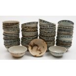 Tek Sing Cargo - sixty Chinese porcelain bowls: of circular form painted on the exterior with a