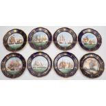 A set of six Spode porcelain 'United States Maritime Plate series' collectors' plates together with
