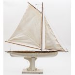 A scale model pond yacht 'Chui':,