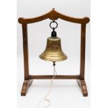 An early 19th century ship's bell for the Steam Boat 'Severn', 1819:, of usual form,