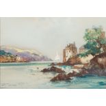 * Frank Henry Mason [1876-1965]-
Dartmouth:-
signed and inscribed
watercolour
24 x 35cm.