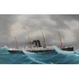 British Maritime School-
Three Orient Line ship portraits;
RMS Ophir,