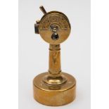 A brass ship's telegraph cigar cutter by Hobbing & Co, Berlin:,