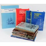 E W Petrejus - 'Modelling the Brig of War Irene' together with a collection of nine books: on ship