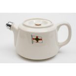 A British Tankers  Staffordshire teapot:,