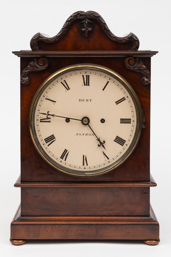 Dent, London, a mahogany bracket clock with bracket: the eight-day duration,