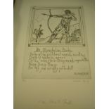 HEATH-STUBBS, John & AMEY, Michael:- The Twelve Labours of Hercules - a set of fourteen etchings,