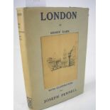 DARK, Sidney - London : illust. Joseph Pennell, org cloth in d/w. tall 8vo, 1924.