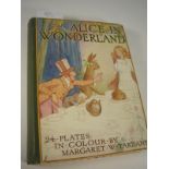 TARRANT, Margaret W [illust] - Alice's Adventures in Wonderland : 24 col. plates, org.