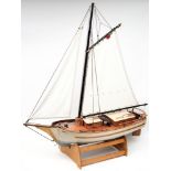 A 1/12 scratch built model of Joshua Slocombe's sailing boat 'Spray':,