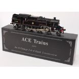 Ace Trains,a 3RE 2-6-4 Stanier tank locomotive No 42608 in BR gloss black livery: boxed.