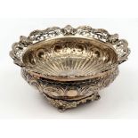 A Victorian silver-gilt bowl, maker Joseph Rodgers and Sons, Sheffield 1900:, of circular form,