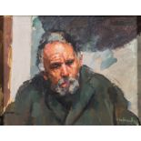 * Robert O Lenkiewicz [1941-2002]-
Portrait study of a Man, Project 15 Death,