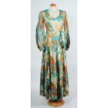 A Givenchy Nouveau Boutique long silk dress together with a Troubadour (10) long silk dress and two