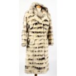 An 'RW' long fur coat and five other fur coats:.