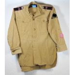 HJ-jacket, Süd-Württemberg, Oberbann 1, Bann 439, Gefolgschaft 1, Rottenführer. Brown fabric,