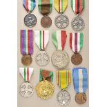 Italy: Lot of 12 medals. Various, all on ribbons. Condition: II Italien: Lot von 12 Medaillen.