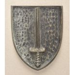 Badge of the 215th Württemberg-Badisch-Infantry-Divison. Blackened, dedication inscription on the