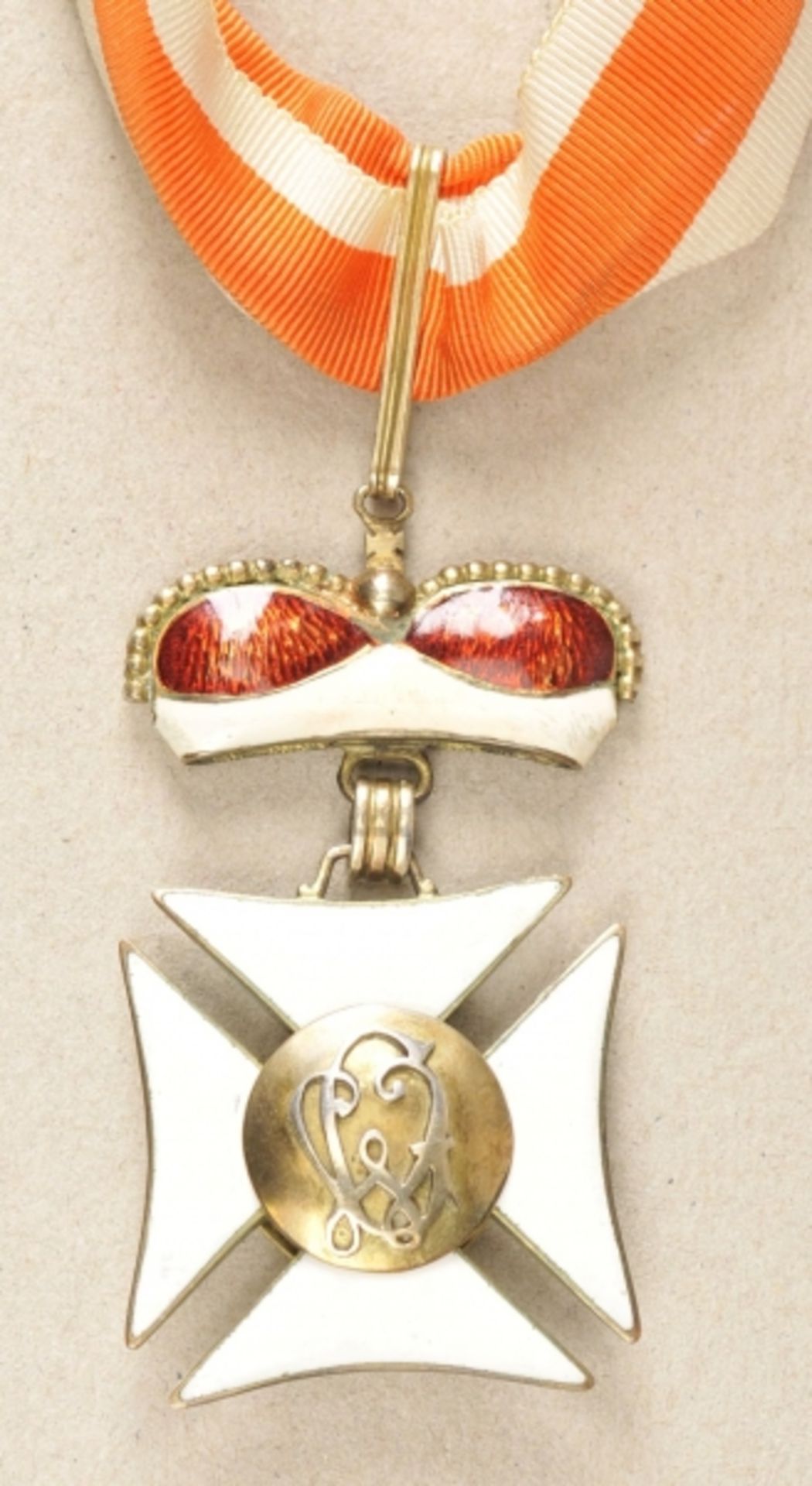 Collectors manifacture: Order of the Red Eagle Order Brandenburg, comtur cross. Silver gilded, - Image 2 of 3