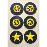 Twenty Navy-Arm-Service Patches. Various. Condition: II Zwanzig Marine-Ärmel-Tatigkeitsabzeichen.