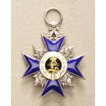 Bavaria: Military Order of Merit, 4th class. Silver, medaillons gold, partly enameled, revers with