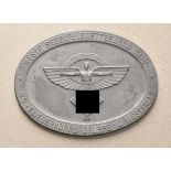 NSFK, Group 10, Westfalen, badge Gilding-Contest 1939. Zinc. Condition: II NSFK, Gruppe 10,