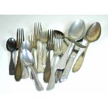 Cutlery, 14 pieces. Wehrmacht, Luftwaffe and RAD. Condition: II Besteck, 14-teilig. Wehrmacht,