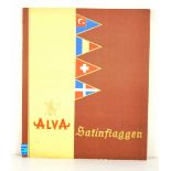 Cigarett Album: ALVA-Satin-flaggs. Complete. Condition: II Zigarettenbilder Album: ALVA-