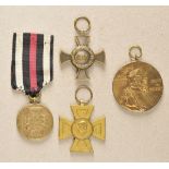 Bavaria: Property of a veteran of 1866/1870-71 with 4 decorations. Sundry. Condition: II Bayern: