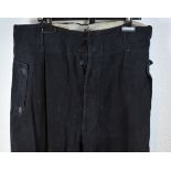 HJ Ski-trousers. Blue wool fabric, RZM tag, maker 2/60748, size 52, name tag removed, HJ/DJ buttons.